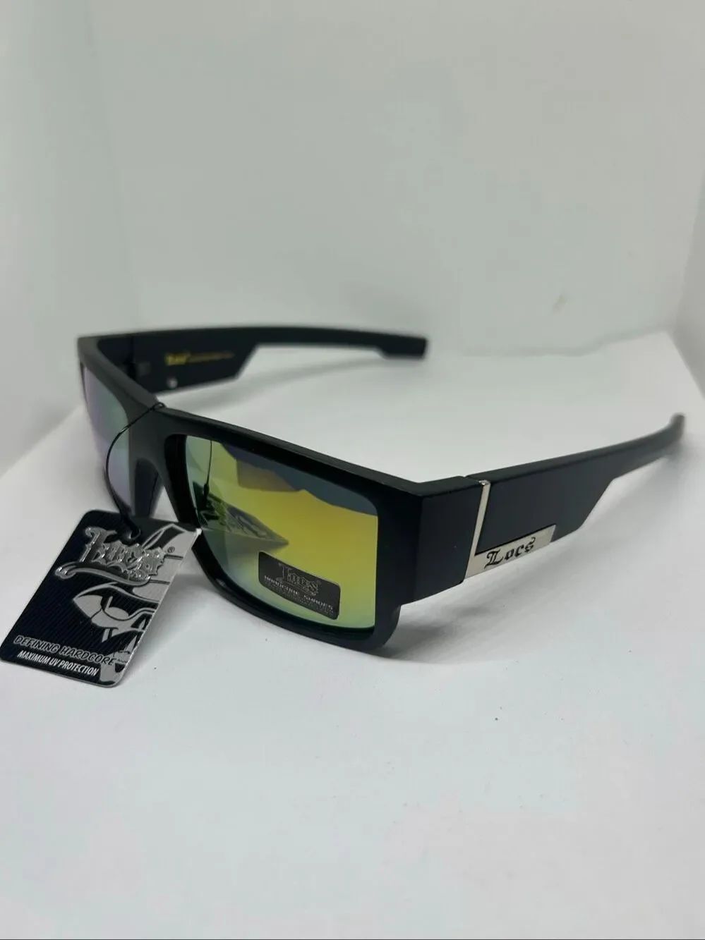 Locs Mirrored Wraparound Sunglasses | UV Protection | New with Tags